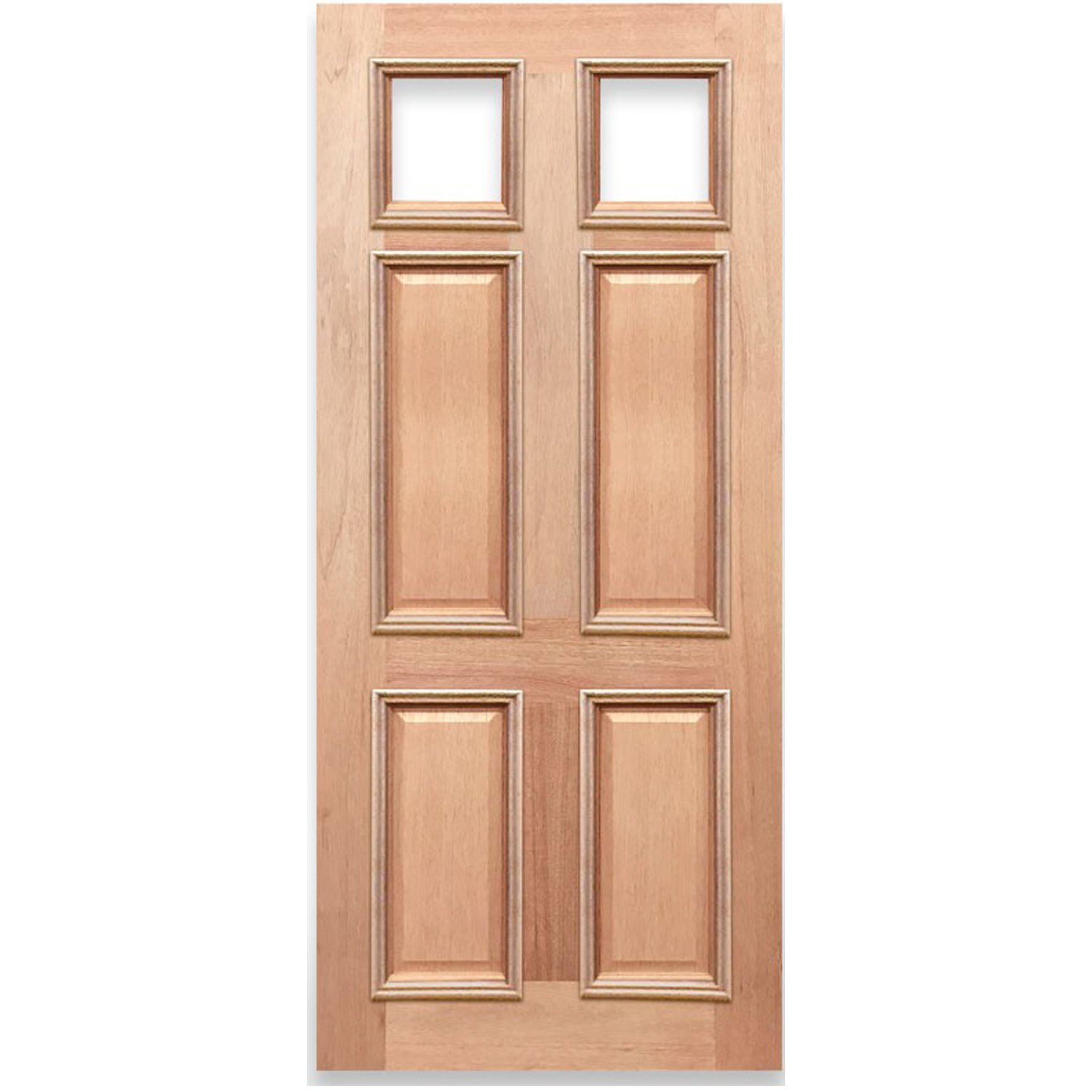 Colonial 6P GL Solid Timber Door HM