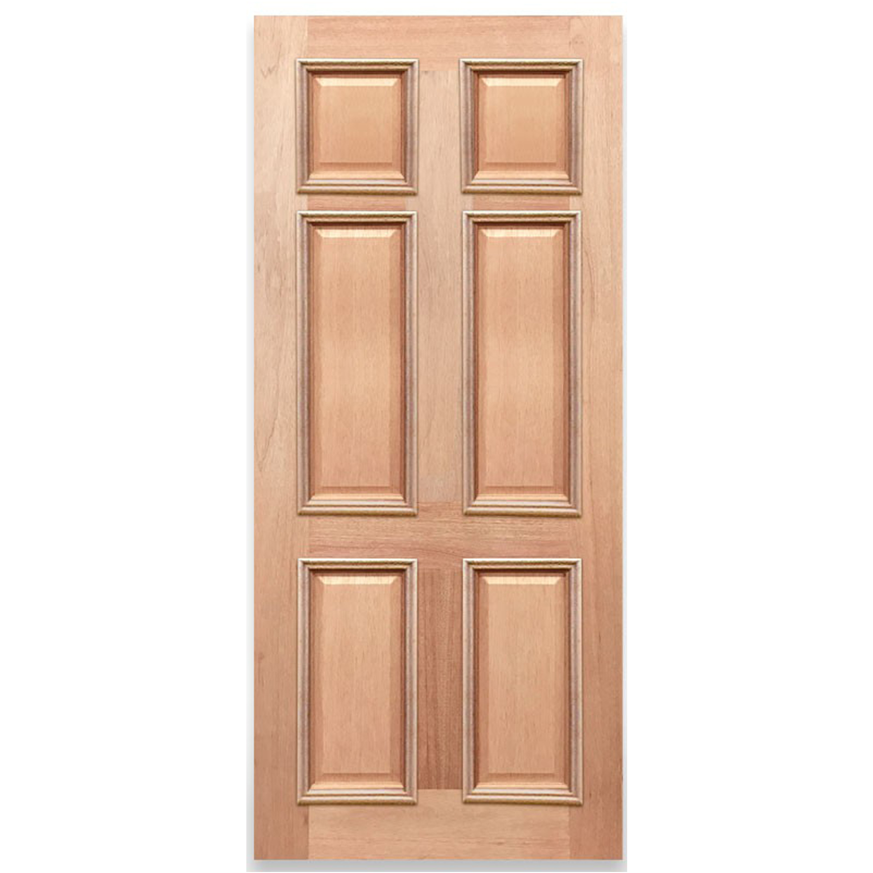 Colonial 6P Solid Timber Door HM