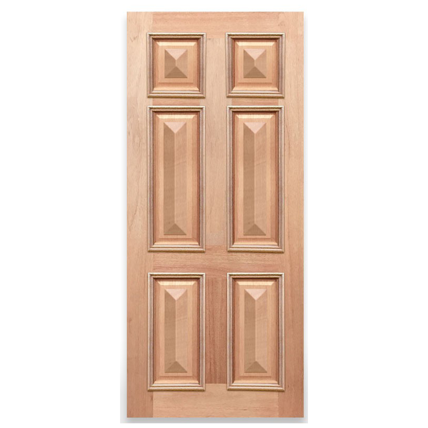 Colonial 6P Solid Timber Door HMCB