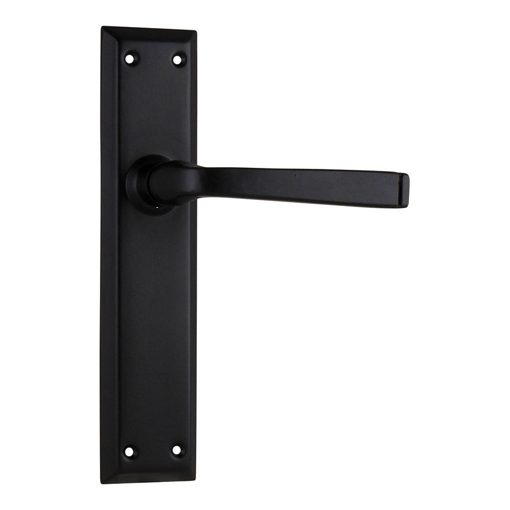 Tradco Menton Iron Long Backplate Lever