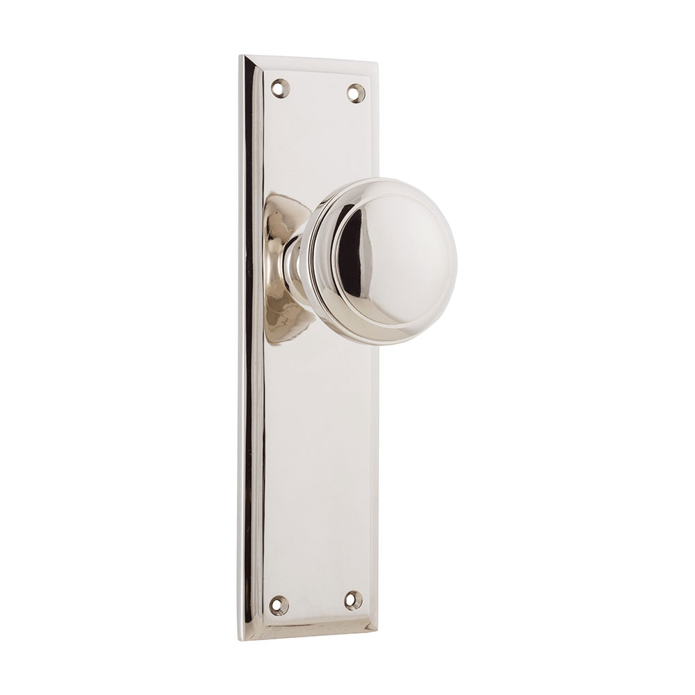 Tradco Milton Long Backplate Knob